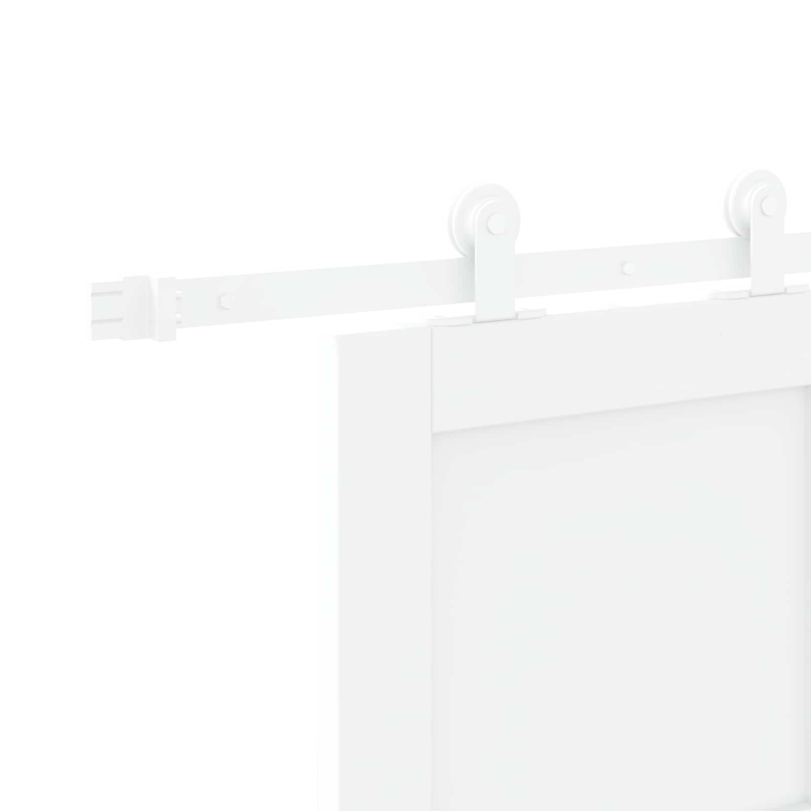 Porta scorrevole Bianco 83 x 202 cm Legno Massello di Pino | homemem39