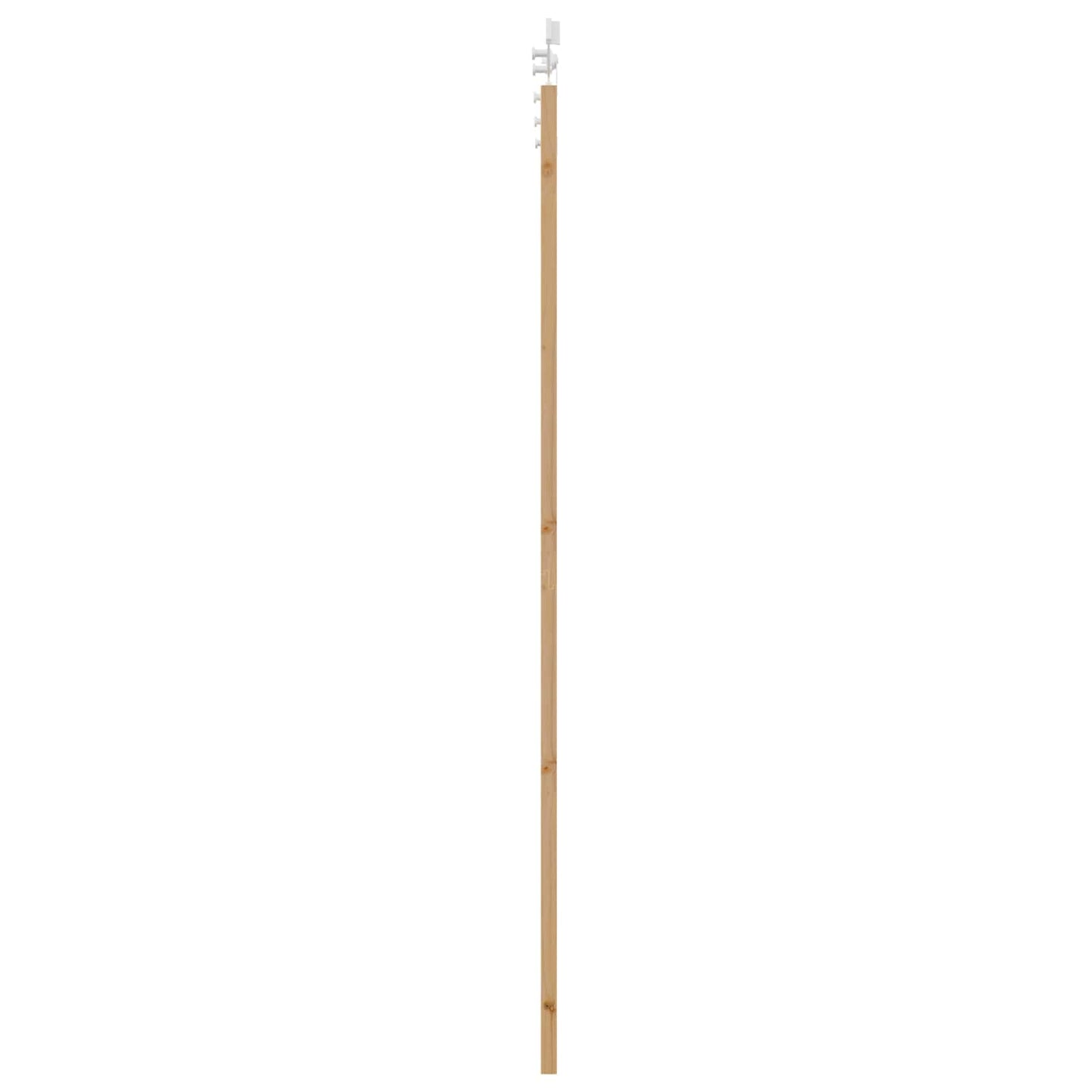 Porta scorrevole Naturale e Bianco 83 x 232 cm | homemem39