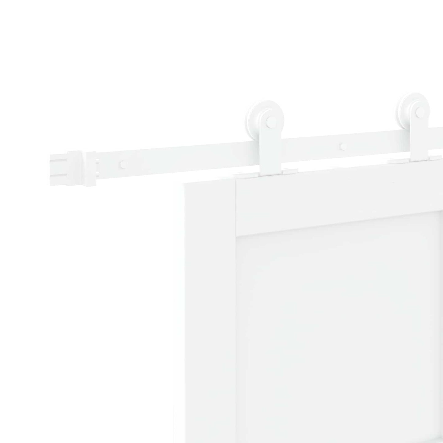 Porta scorrevole Bianco 83 x 232 cm Legno Massello di Pino | homemem39