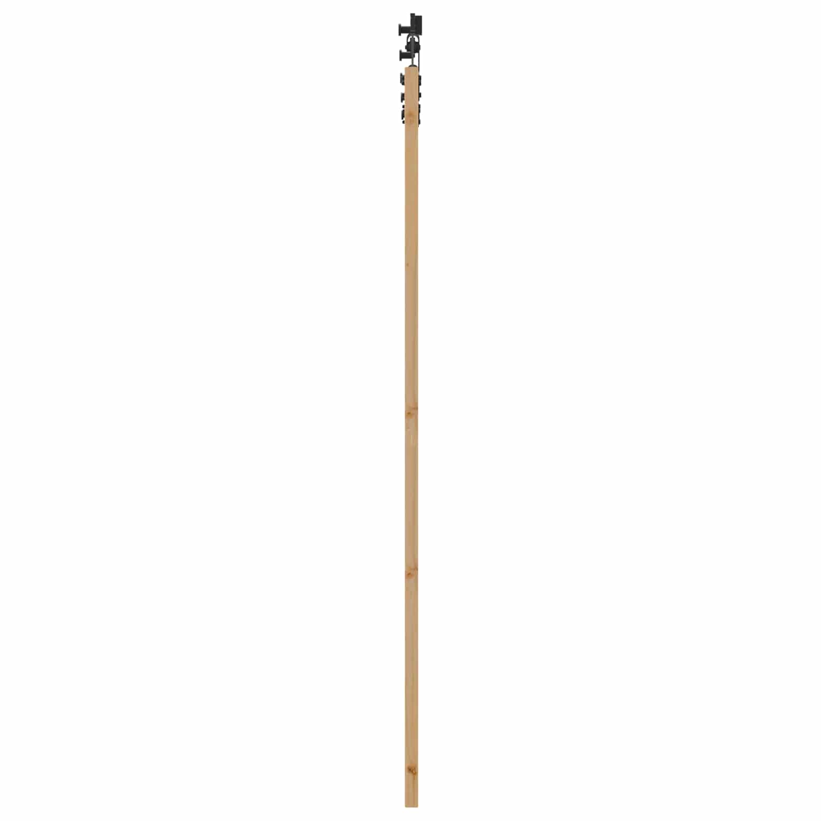 Porta scorrevole Naturale e Nero 86 x 211 cm | homemem39