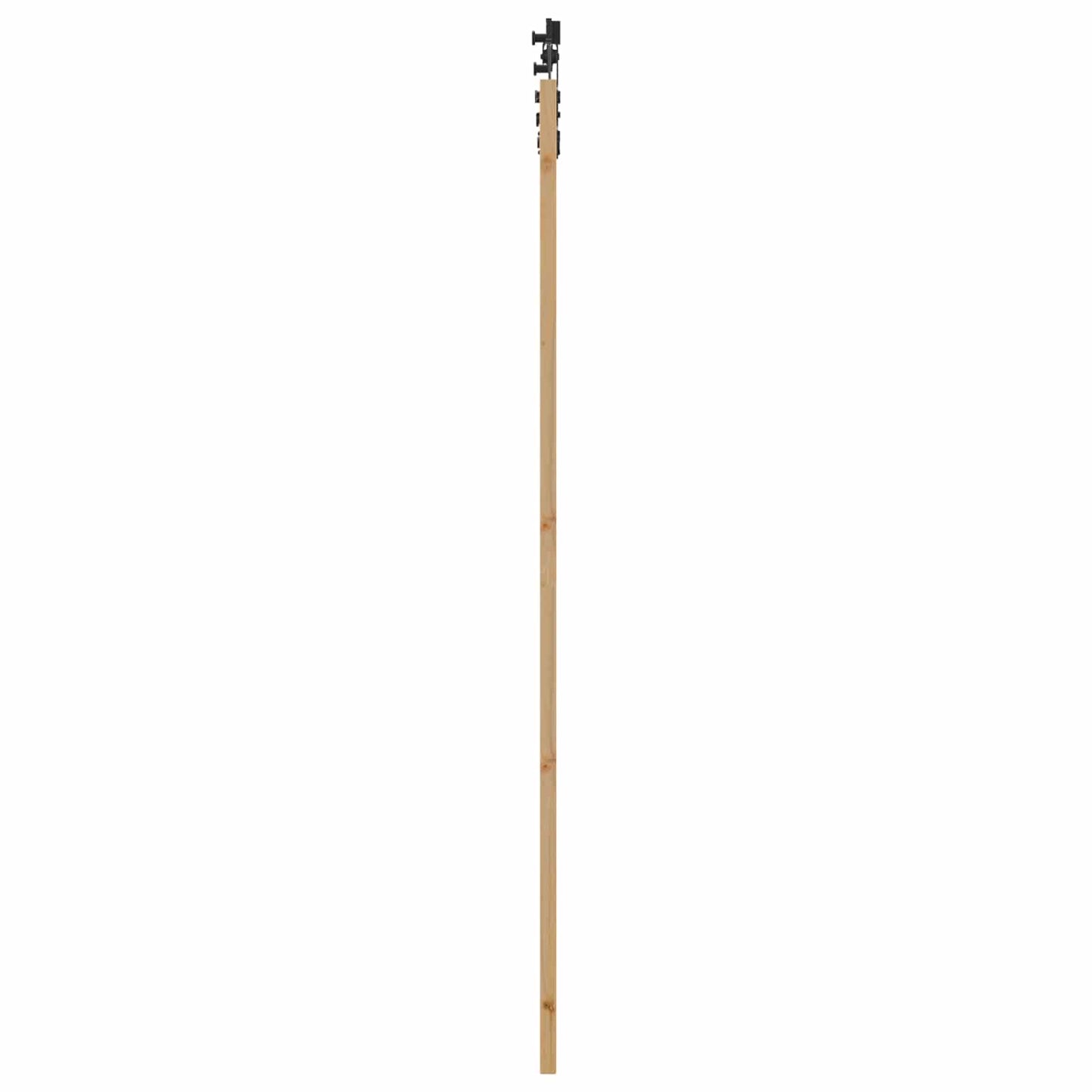 Porta scorrevole Naturale e Nero 83 x 232 cm | homemem39