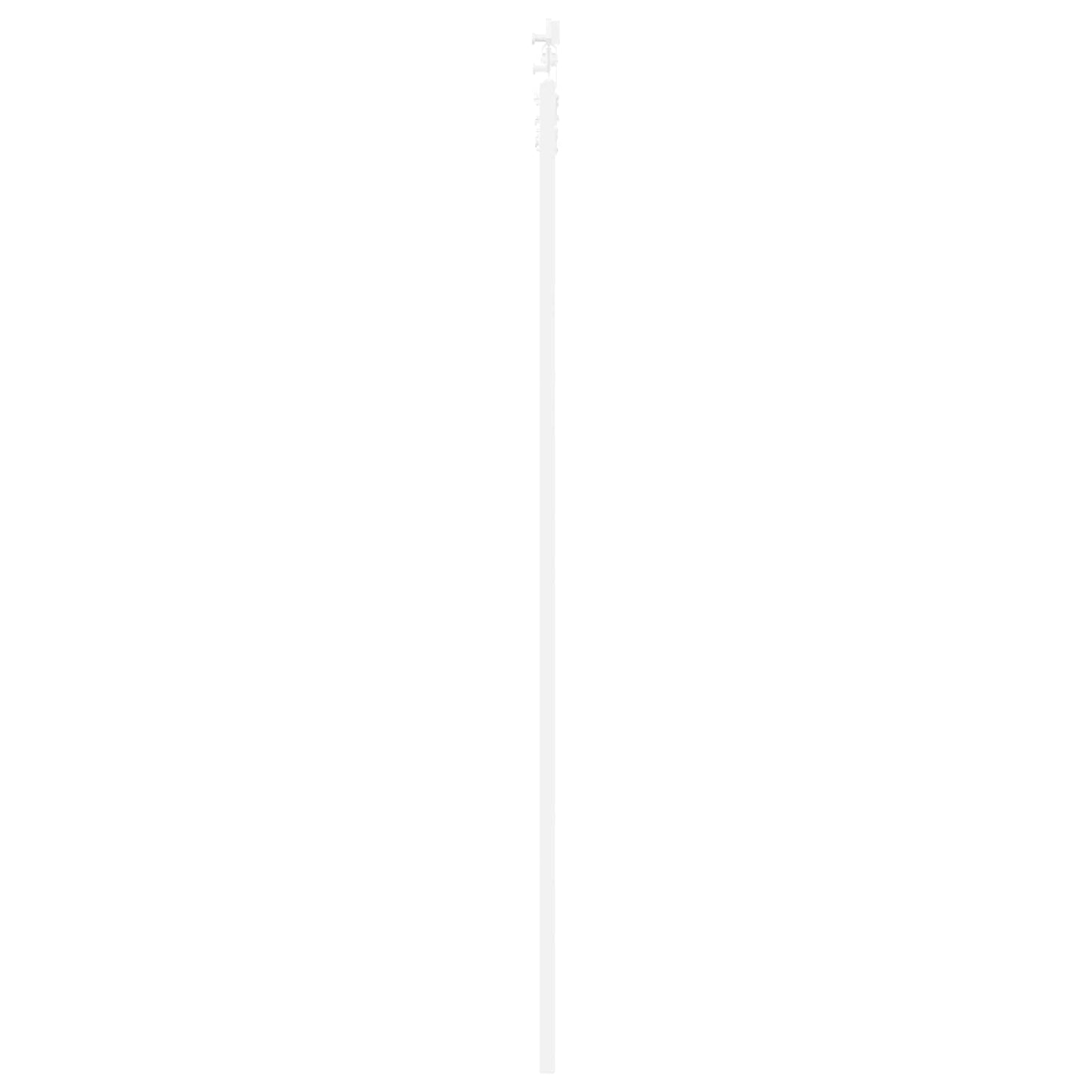 Porta scorrevole Bianco 83 x 232 cm Legno Massello di Pino | homemem39