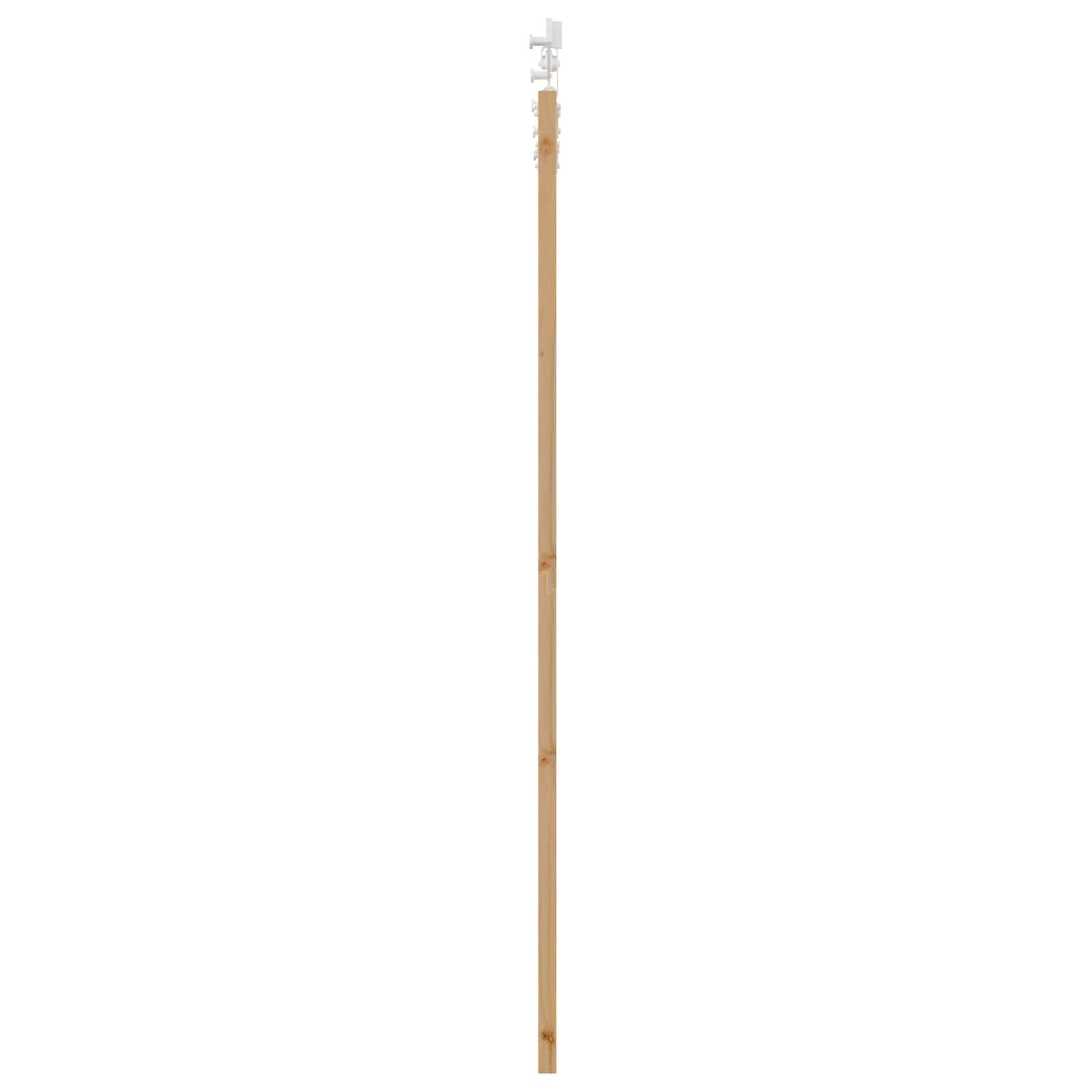 Porta scorrevole Naturale e Bianco 86 x 198,5 cm | homemem39