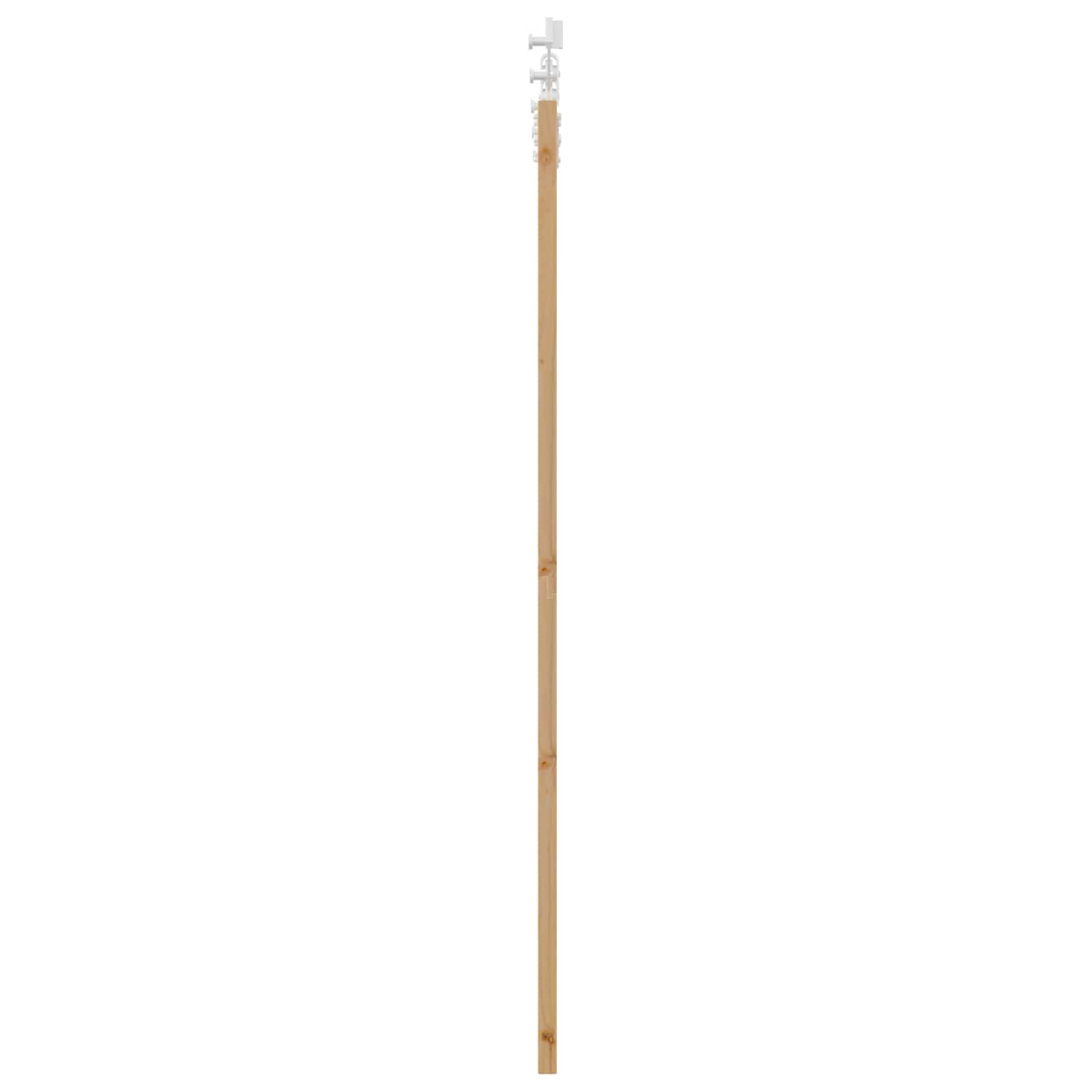 Porta scorrevole Naturale e Bianco 61 x 198,5 cm | homemem39