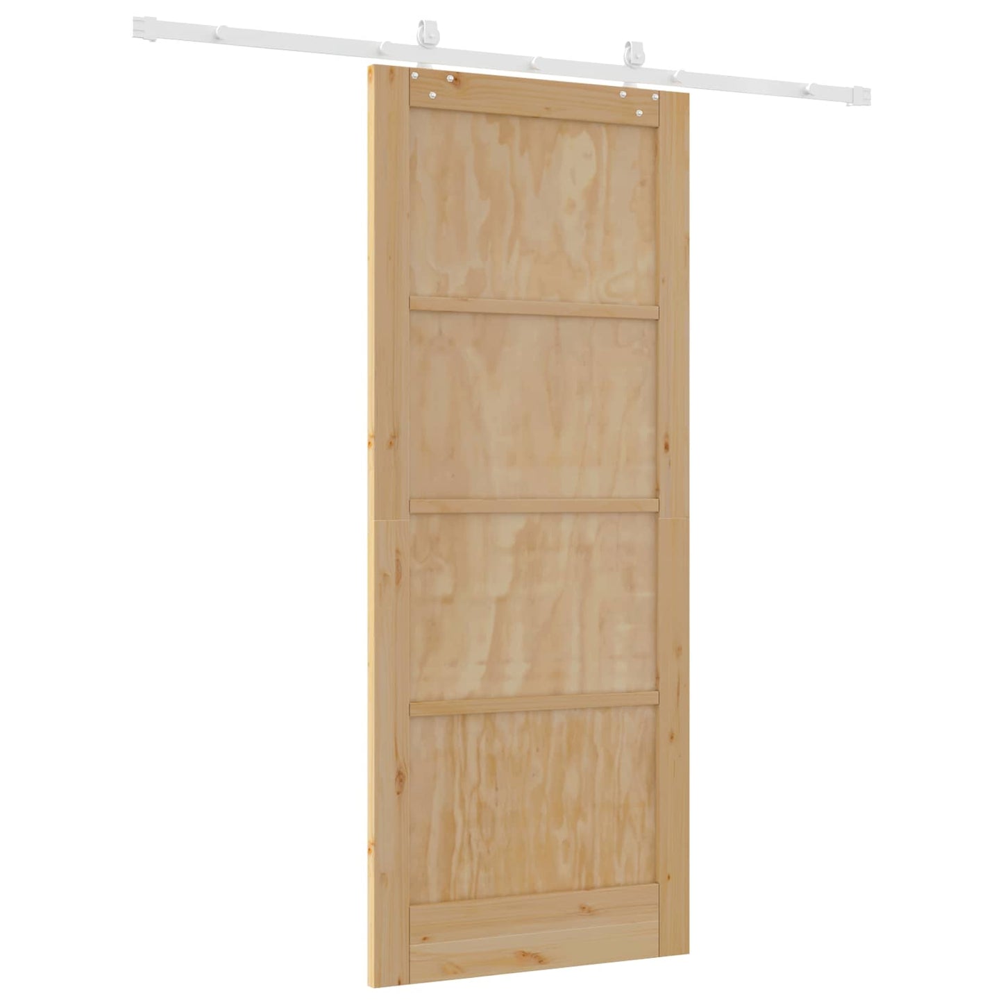 Porta scorrevole Naturale e Bianco 86 x 211 cm | homemem39