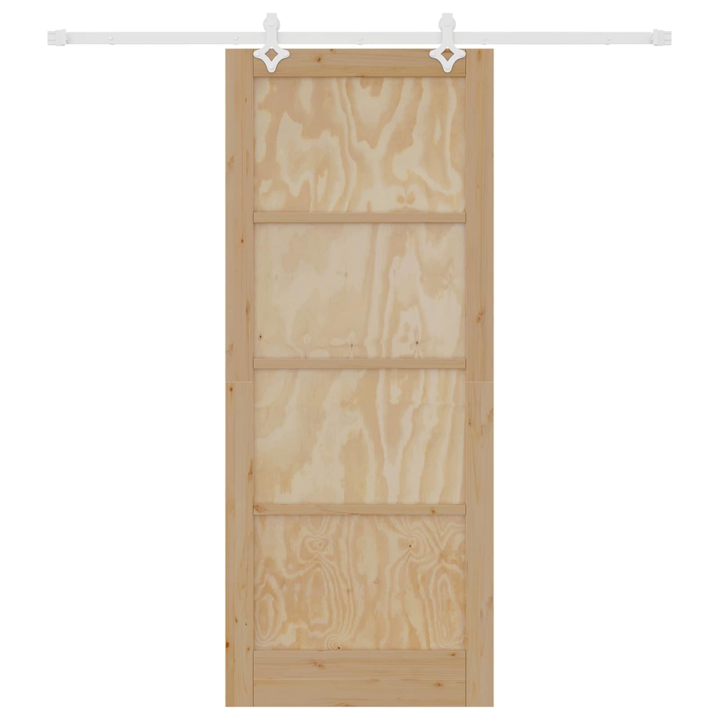 Porta scorrevole Naturale e Bianco 86 x 211 cm | homemem39