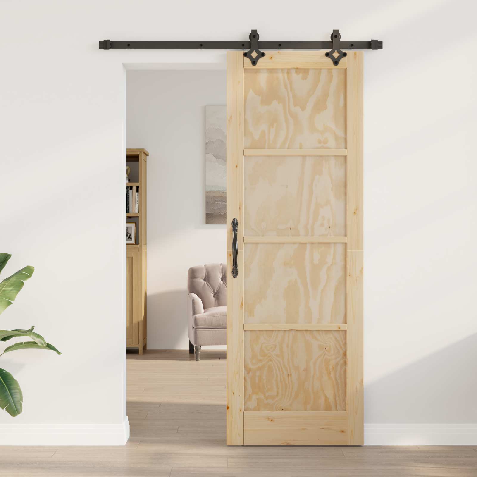 Porta scorrevole ORKDAL Naturale 73,5 x 211 cm | homemem39