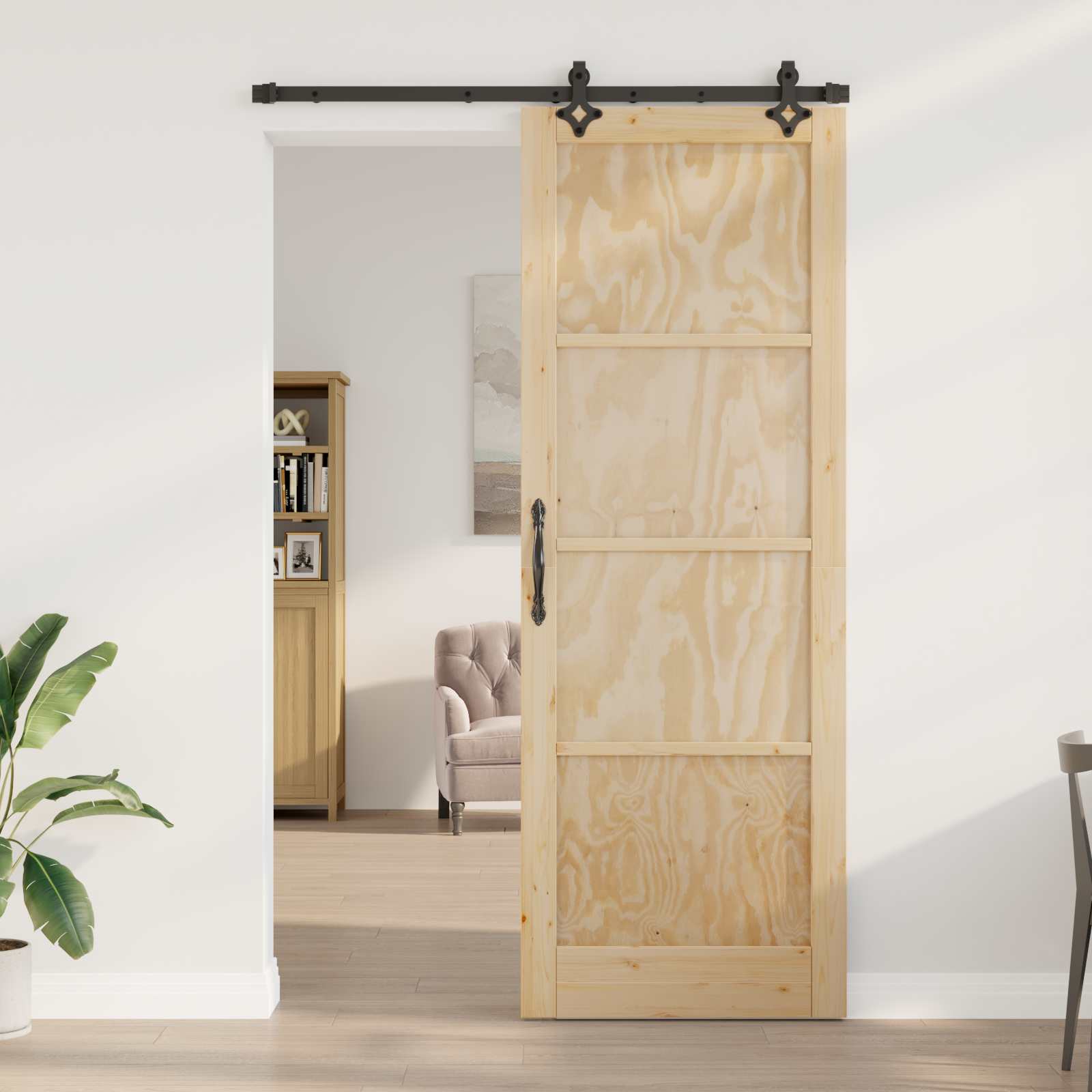 Porta scorrevole ORKDAL Naturale 83 x 232 cm | homemem39
