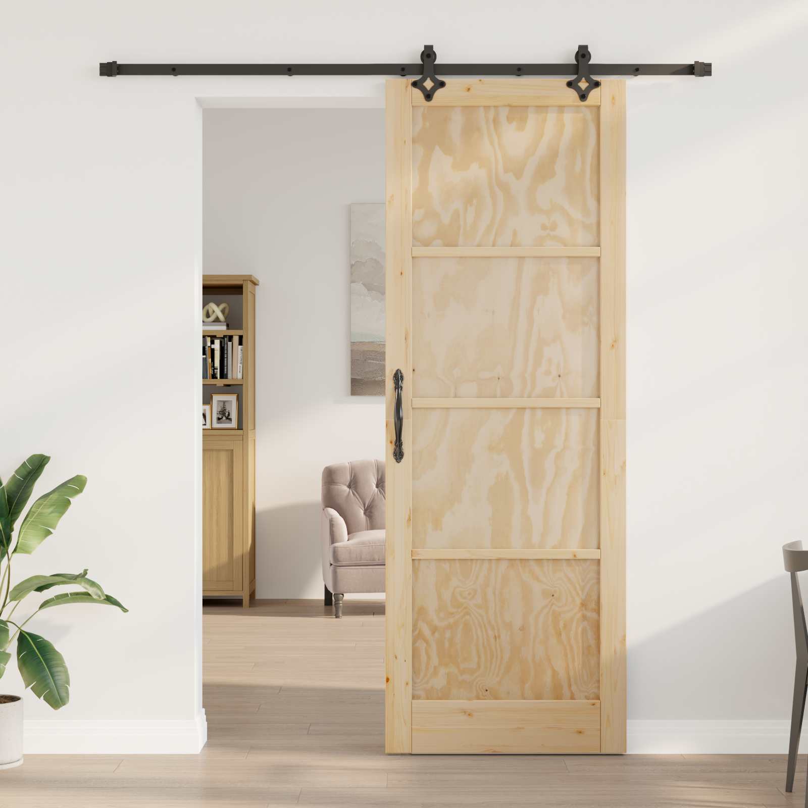 Porta scorrevole ORKDAL Naturale 83 x 232 cm | homemem39
