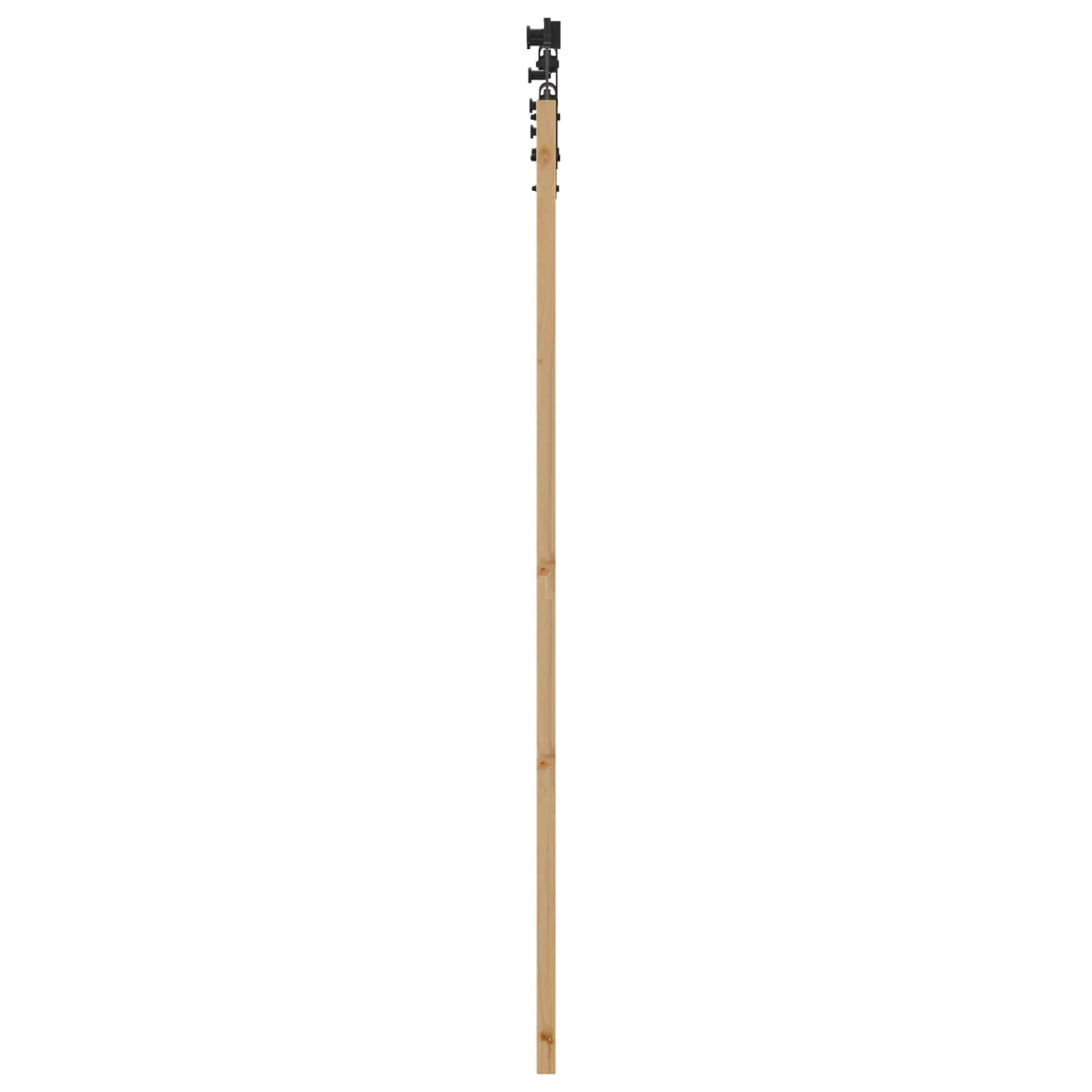 Porta scorrevole ORKDAL Naturale e Nero 61 x 198,5 cm | homemem39