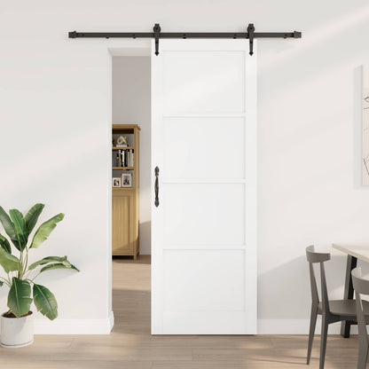 Porta scorrevole ORKDAL Bianco e Nero 83 x 232 cm | homemem39