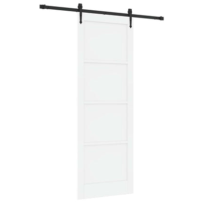 Porta scorrevole ORKDAL Bianco e Nero 83 x 232 cm | homemem39