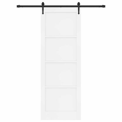 Porta scorrevole ORKDAL Bianco e Nero 83 x 232 cm | homemem39