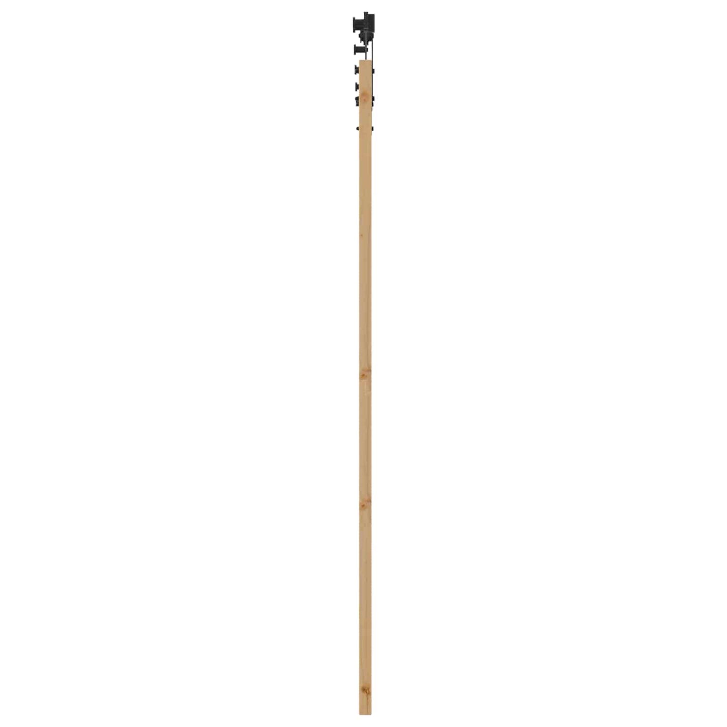 Porta scorrevole ORKDAL Naturale e Nero 86 x 198,5 cm | homemem39
