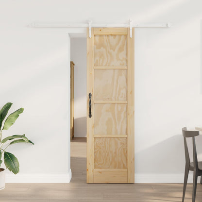 Porta scorrevole ORKDAL Naturale e Bianco 61 x 198,5 cm | homemem39