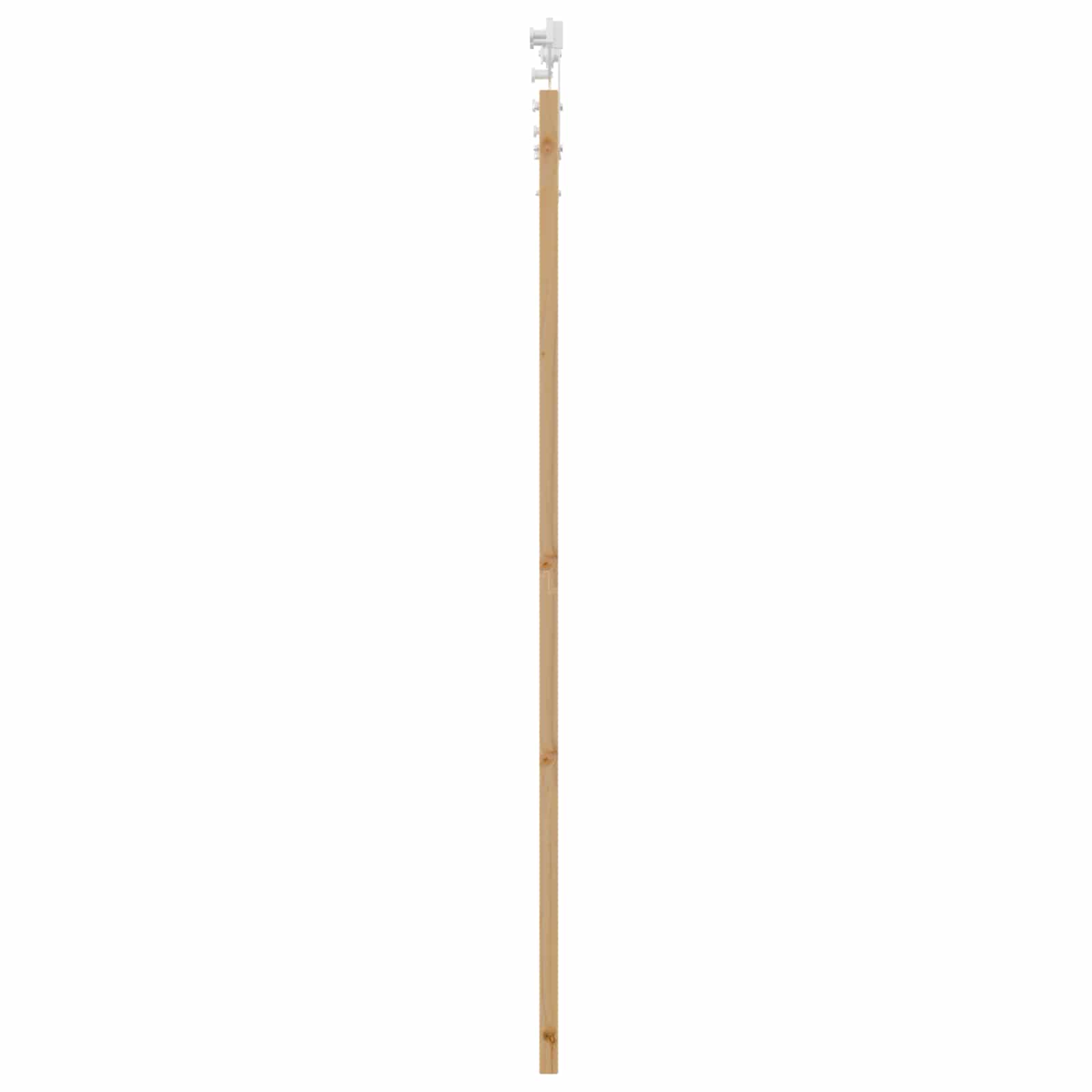 Porta scorrevole ORKDAL Naturale e Bianco 86 x 198,5 cm | homemem39