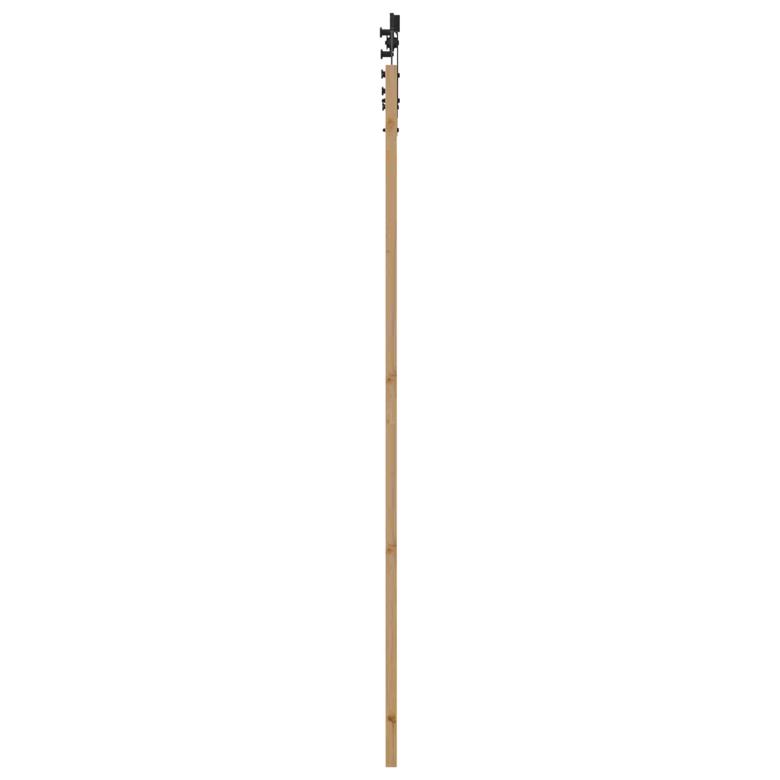 Porta scorrevole ORKDAL Naturale e Nero 83 x 232 cm | homemem39