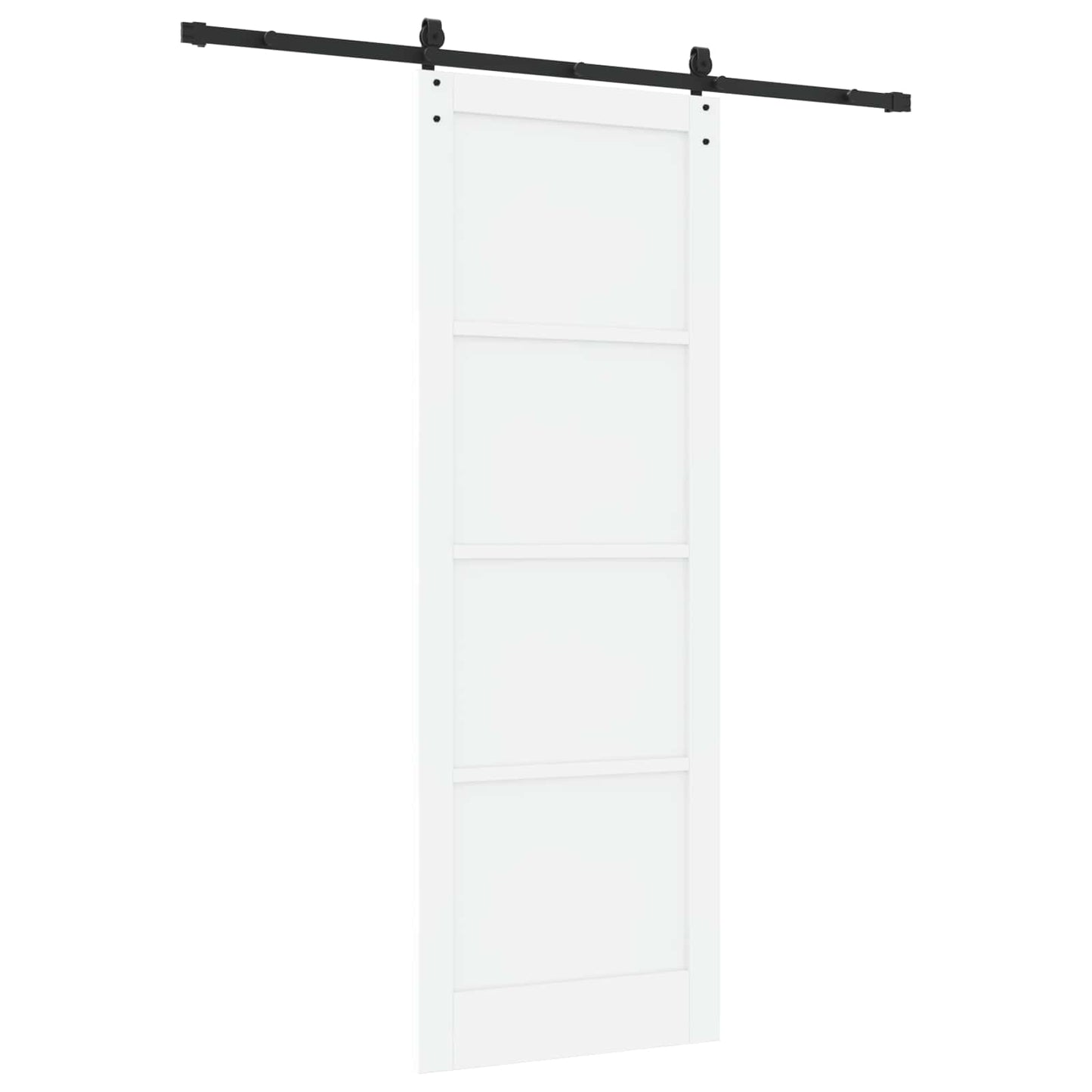 Porta scorrevole ORKDAL Bianco e Nero 83 x 232 cm | homemem39