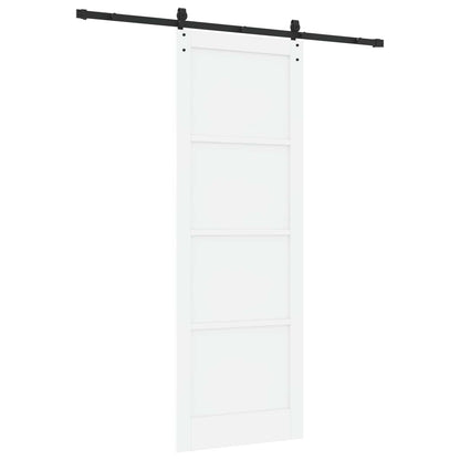 Porta scorrevole ORKDAL Bianco e Nero 83 x 232 cm | homemem39