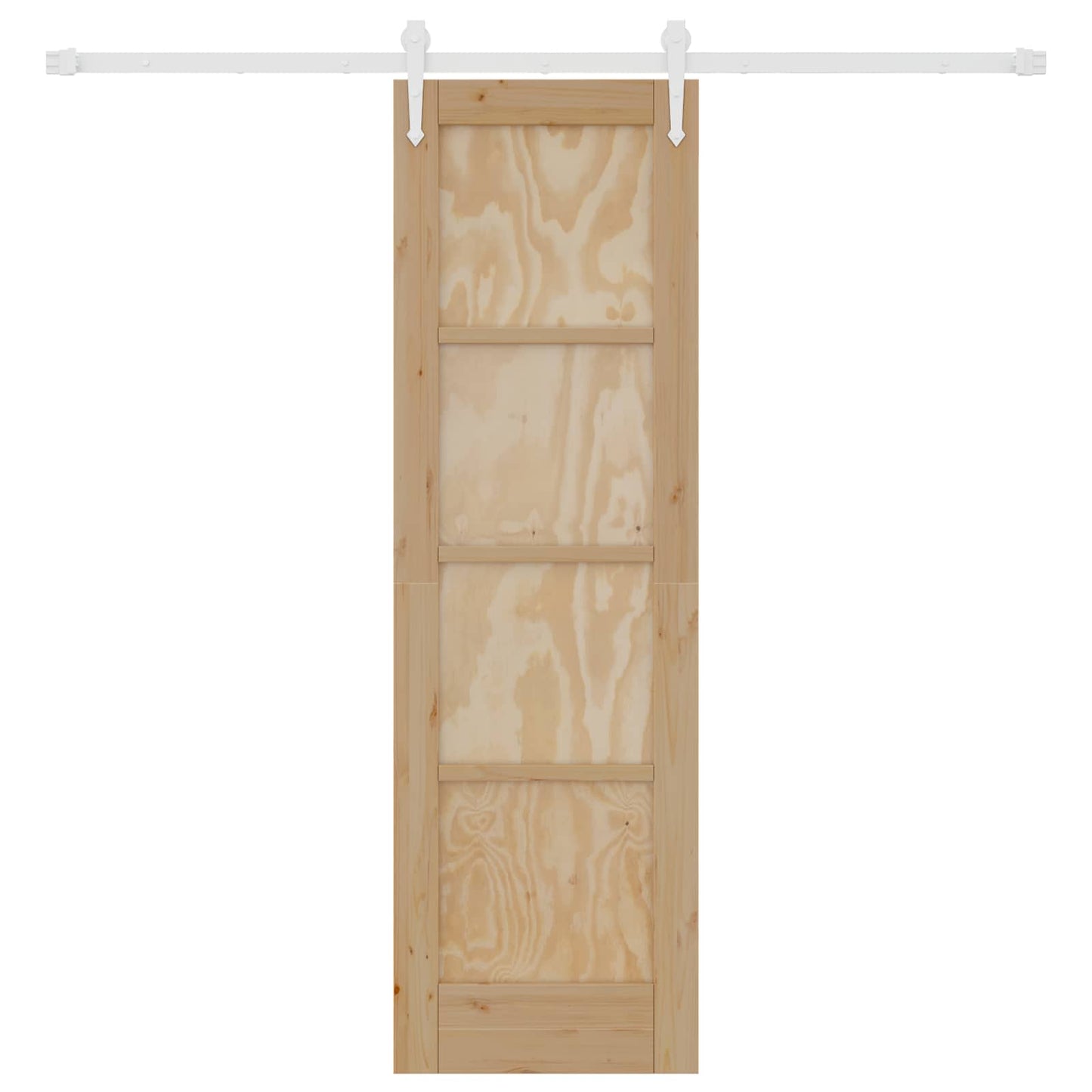 Porta scorrevole ORKDAL Naturale e Bianco 61 x 198,5 cm | homemem39