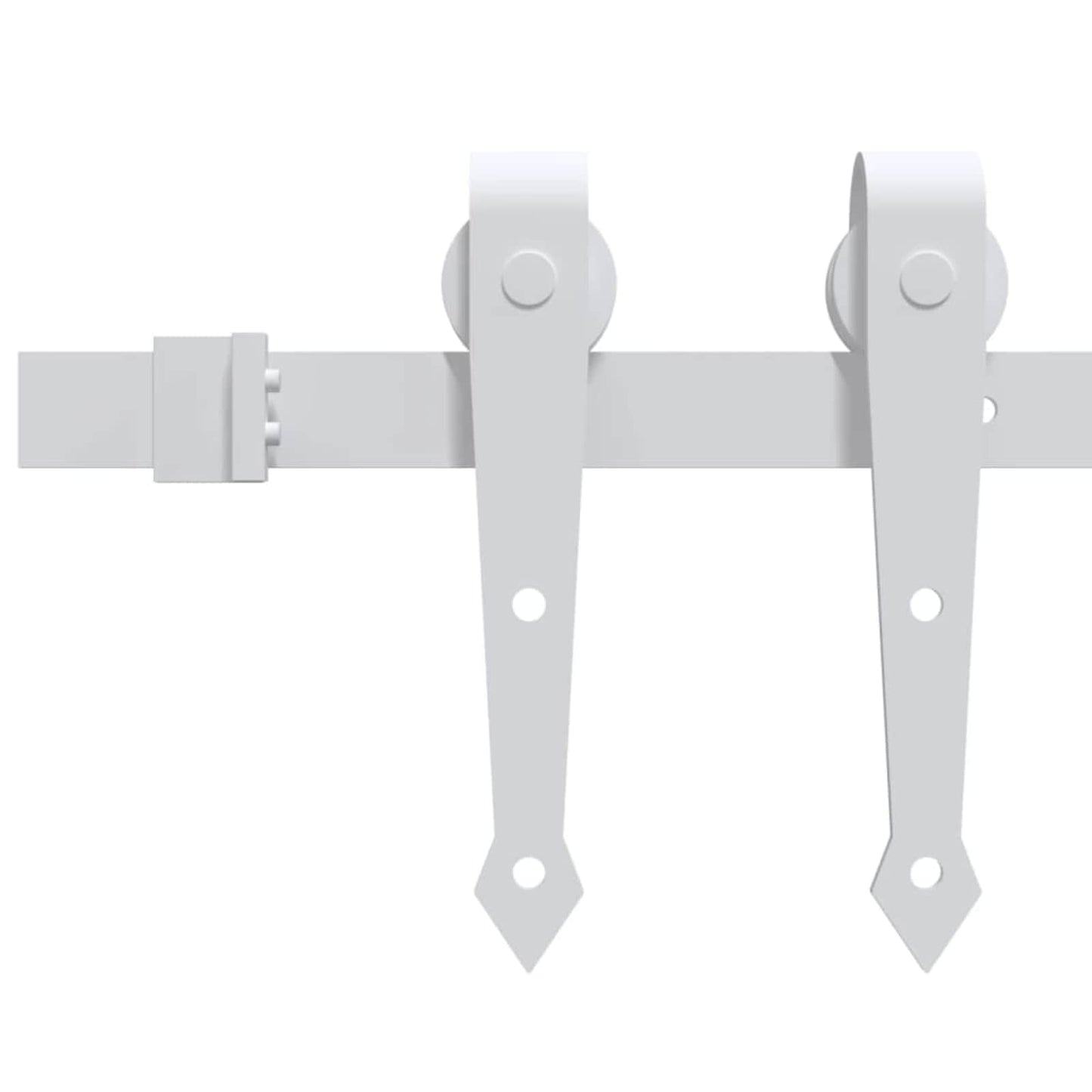 Porta scorrevole ORKDAL Naturale e Bianco 86 x 198,5 cm | homemem39
