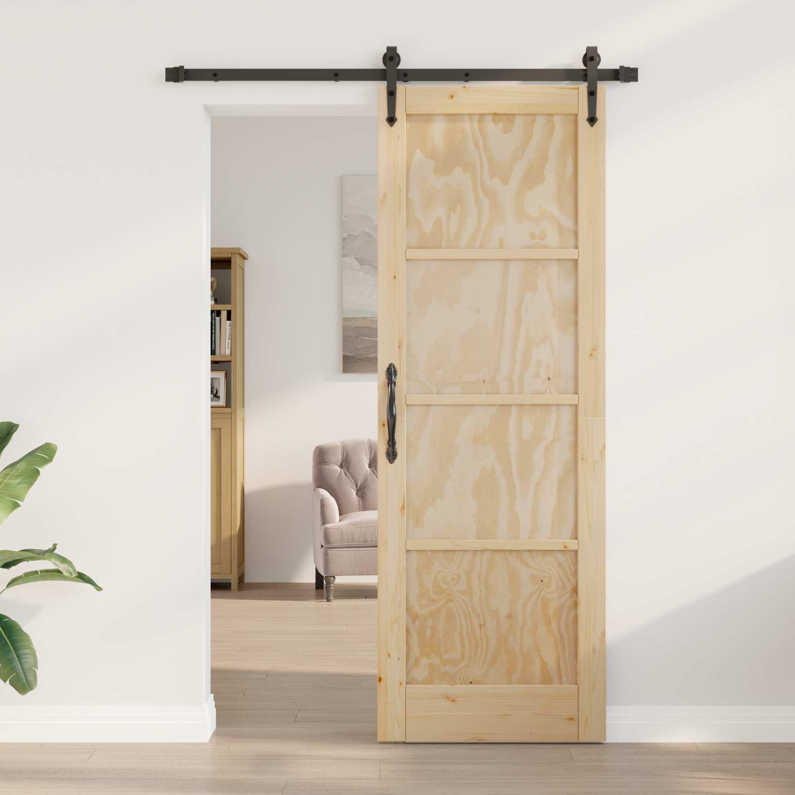 Porta scorrevole ORKDAL Naturale 73,5 x 211 cm | homemem39