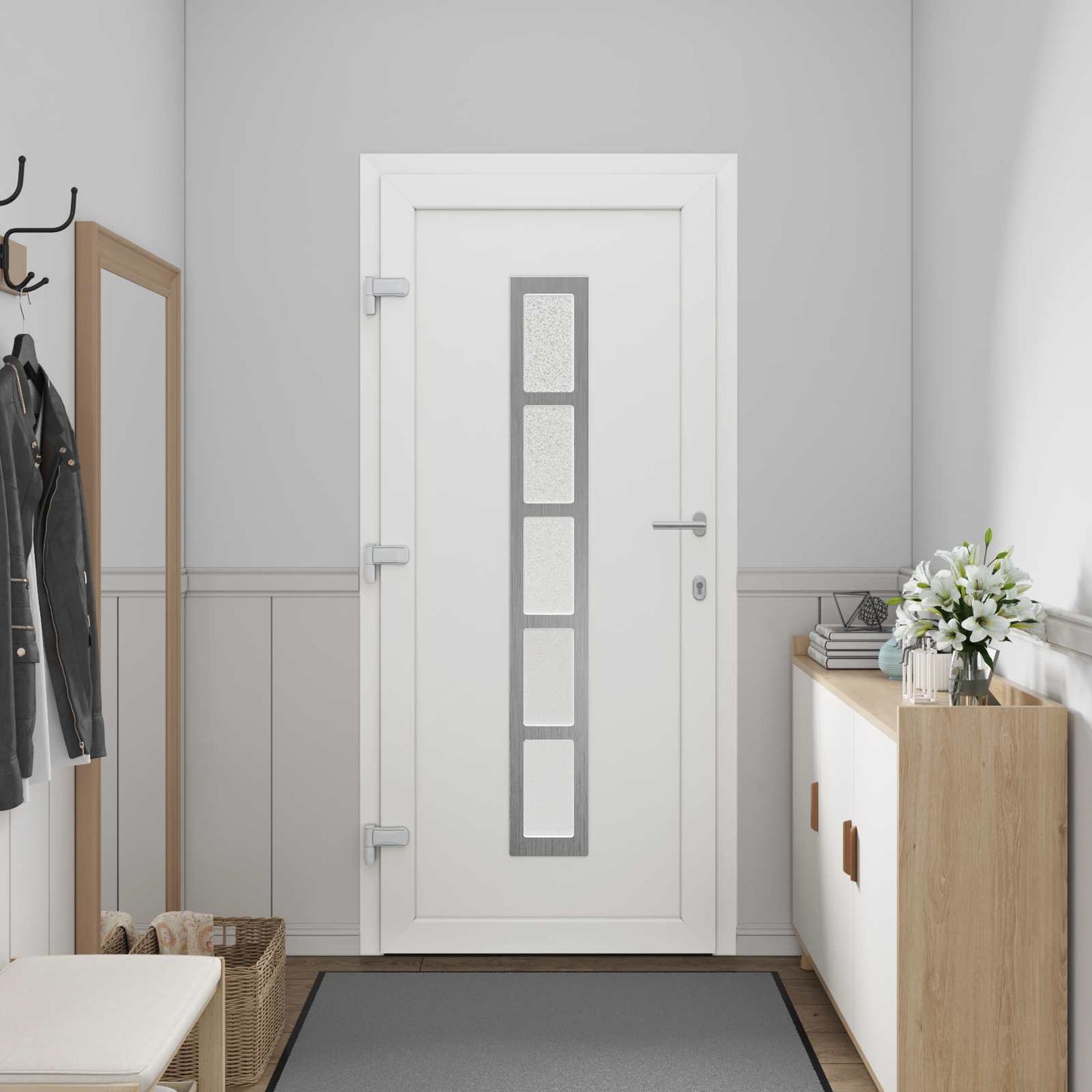Porta Frontale Bianco 98 x 200 cm PVC | homemem39