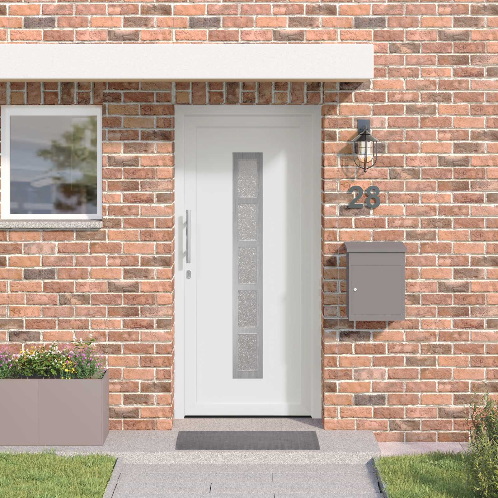 Porta Frontale Bianco 108 x 208 cm PVC | homemem39