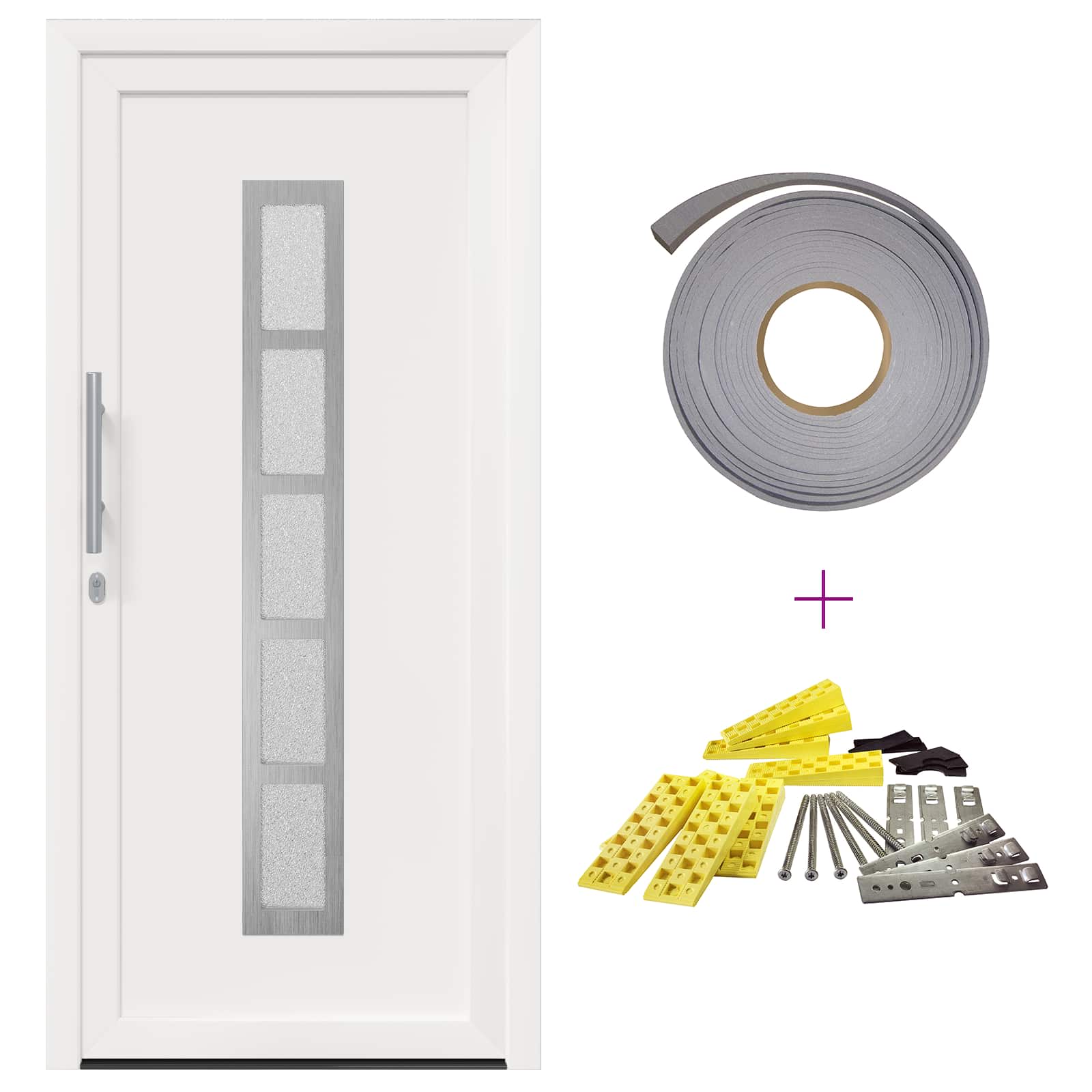 Porta Frontale Bianco 108 x 208 cm PVC | homemem39