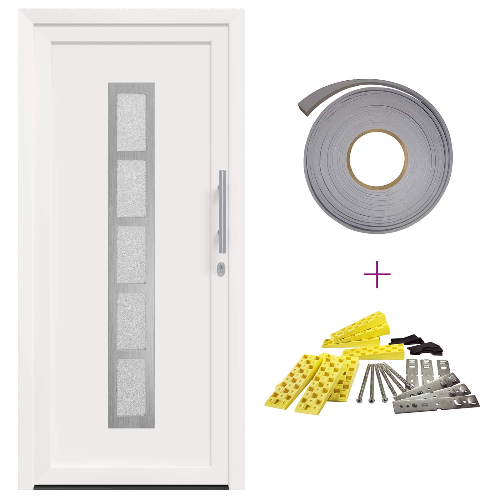 Porta Frontale Bianco 88 x 200 cm PVC | homemem39