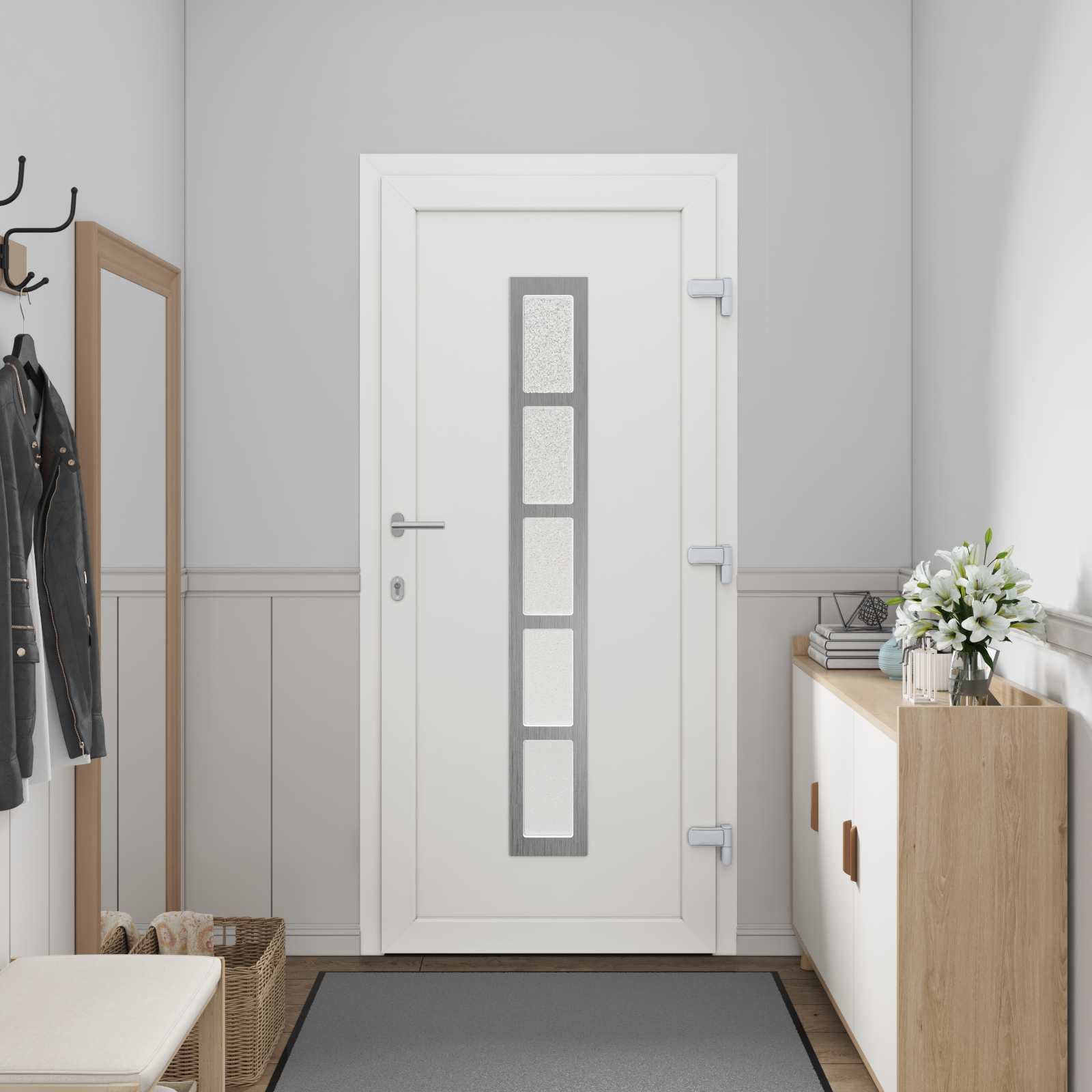 Porta Frontale Bianco 98 x 200 cm PVC | homemem39