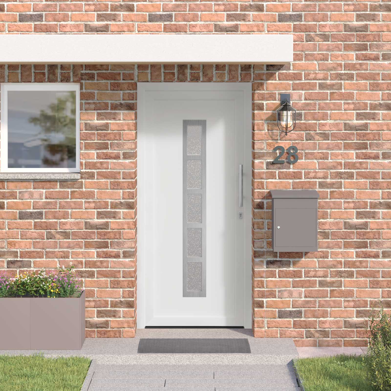 Porta Frontale Bianco 108 x 208 cm PVC | homemem39