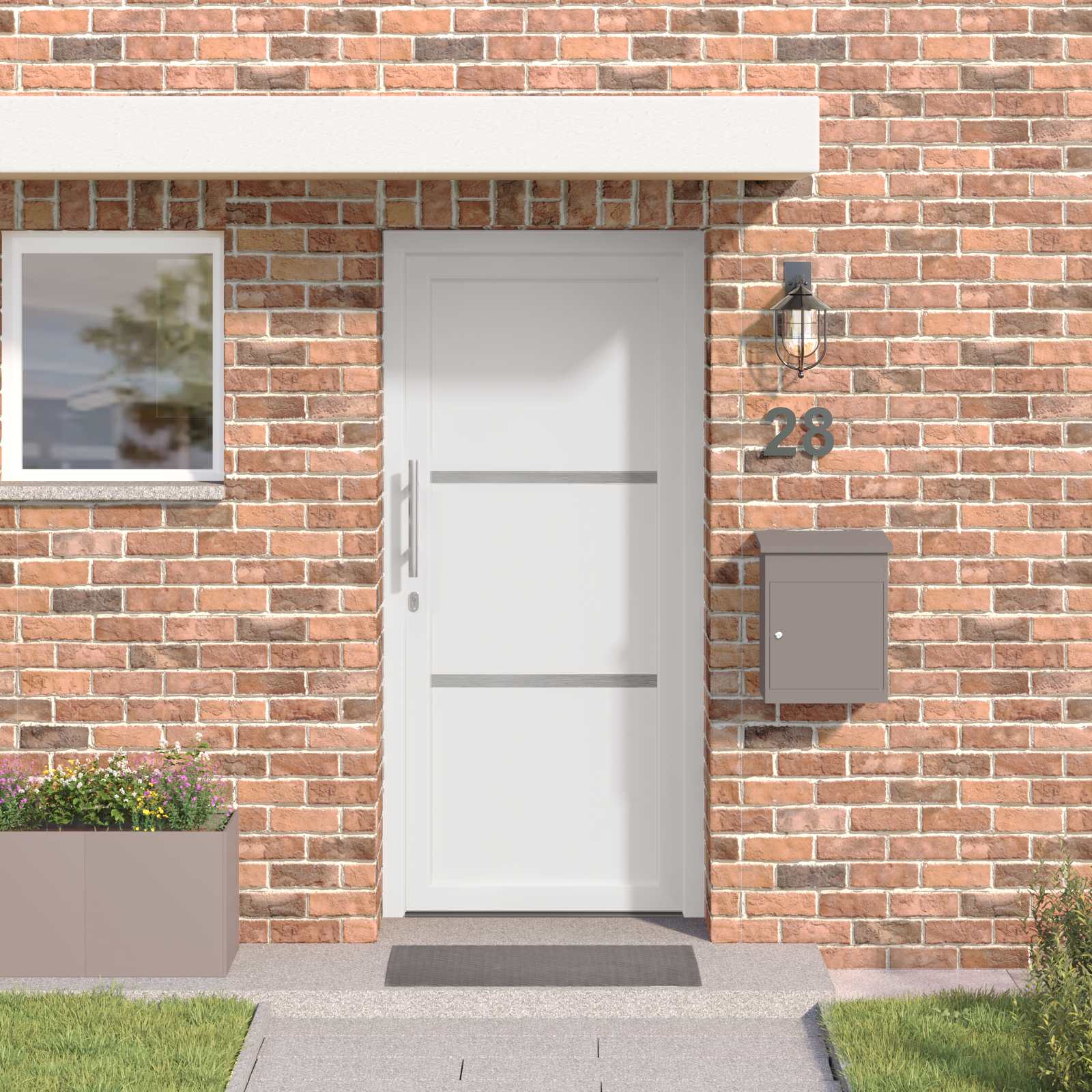 Porta Frontale Bianco 88 x 200 cm PVC | homemem39