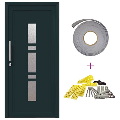 Porta Frontale Antracite 108 x 208 cm PVC | homemem39