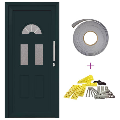 Porta Frontale Antracite 98 x 198 cm PVC | homemem39