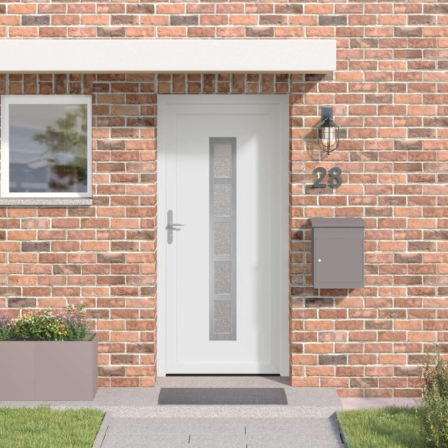 Porta Frontale Bianco 98 x 200 cm PVC | homemem39