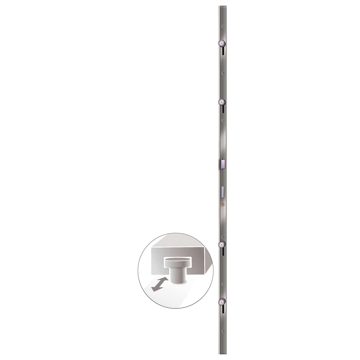 Porta Frontale Antracite 88 x 200 cm PVC | homemem39