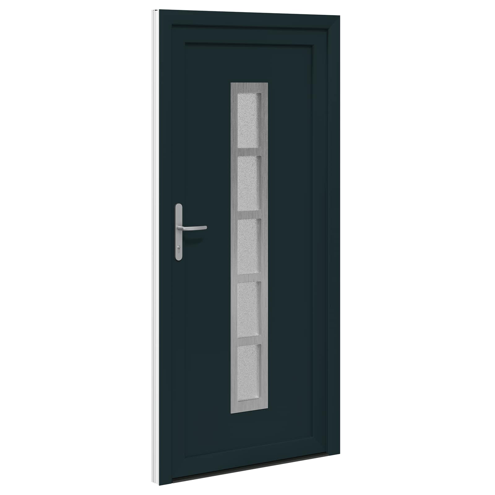 Porta Frontale Antracite 98 x 200 cm PVC | homemem39