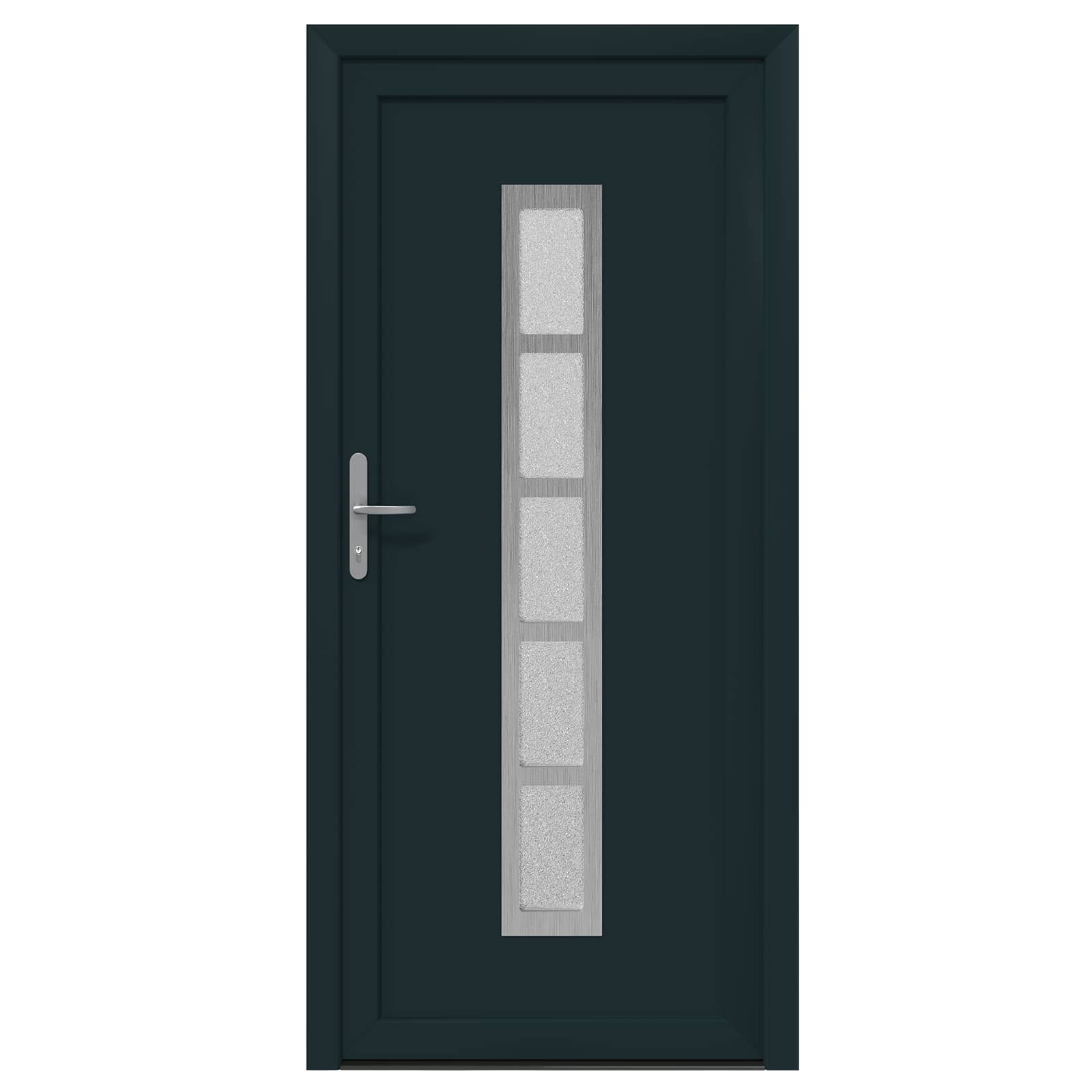 Porta Frontale Antracite 98 x 200 cm PVC | homemem39