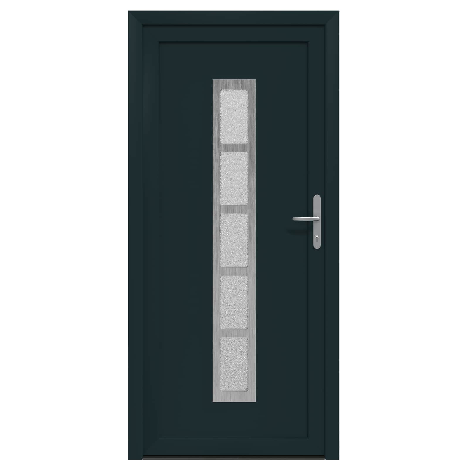 Porta Frontale Antracite 98 x 208 cm PVC | homemem39