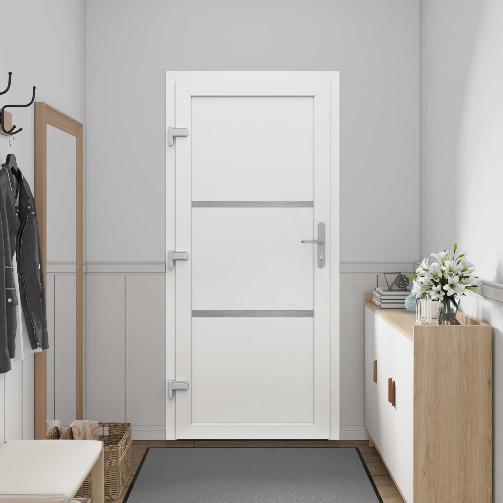 Porta Frontale Bianco 108 x 208 cm PVC | homemem39