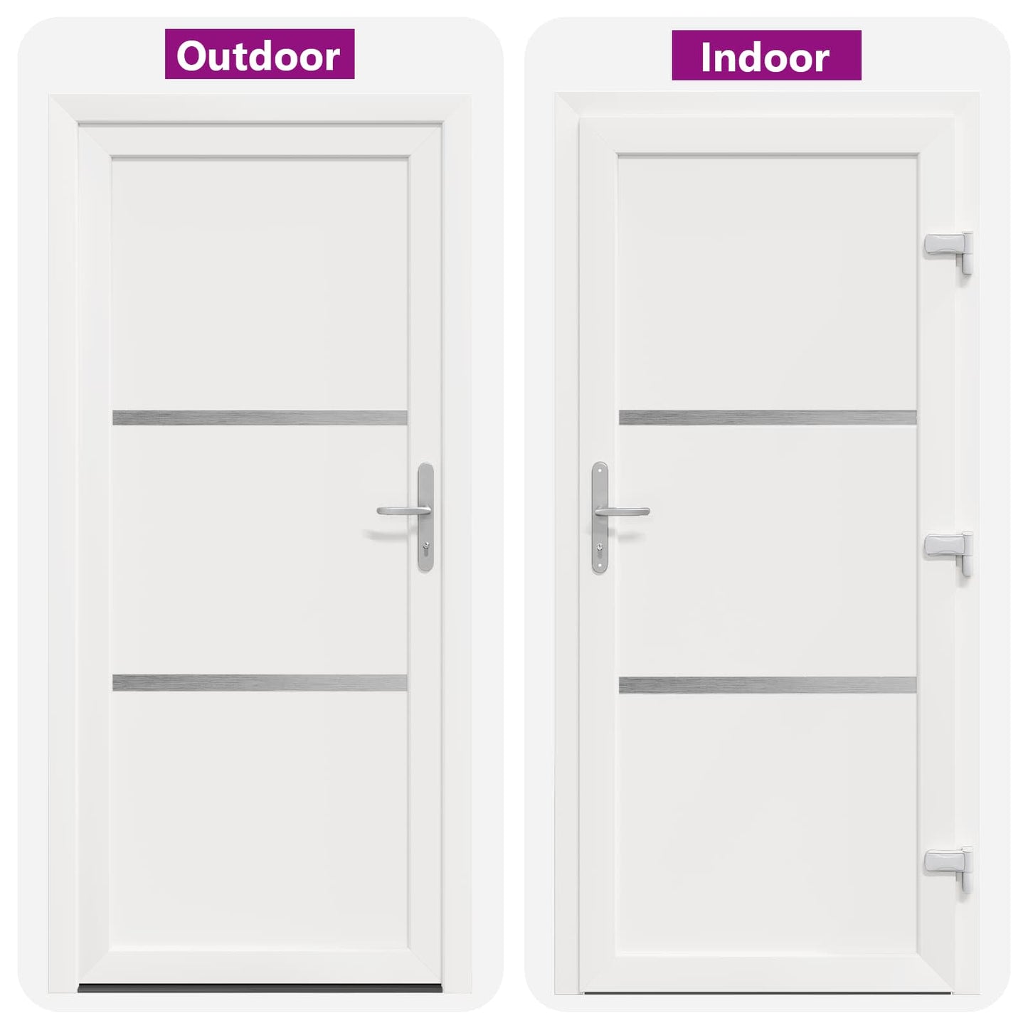 Porta Frontale Bianco 88 x 200 cm PVC | homemem39