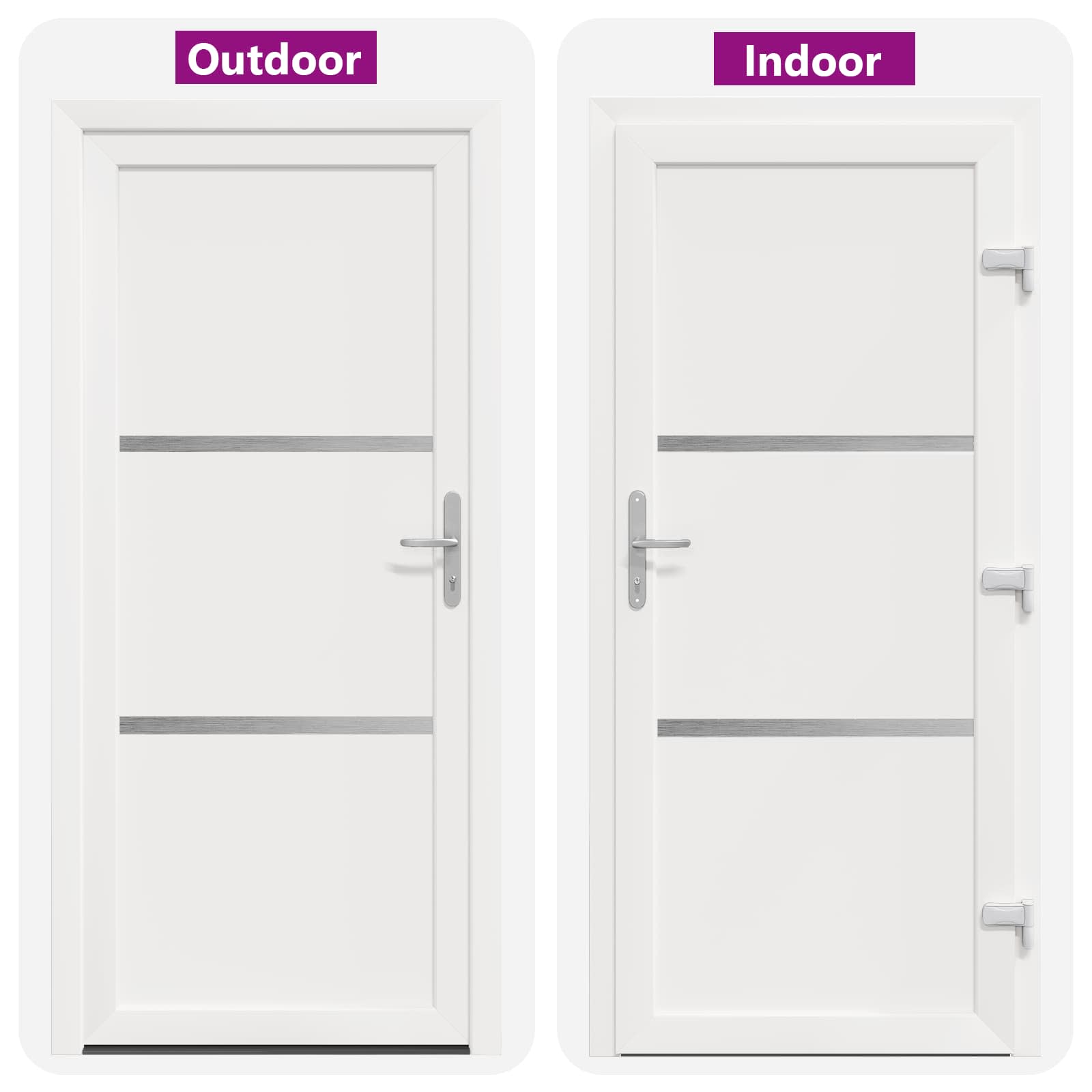 Porta Frontale Bianco 88 x 200 cm PVC | homemem39