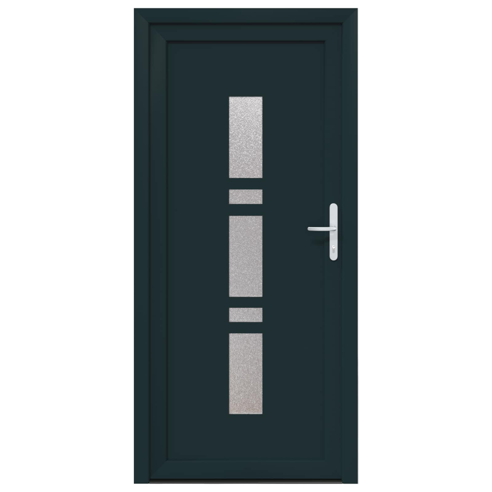 Porta Frontale Antracite 88 x 200 cm PVC | homemem39