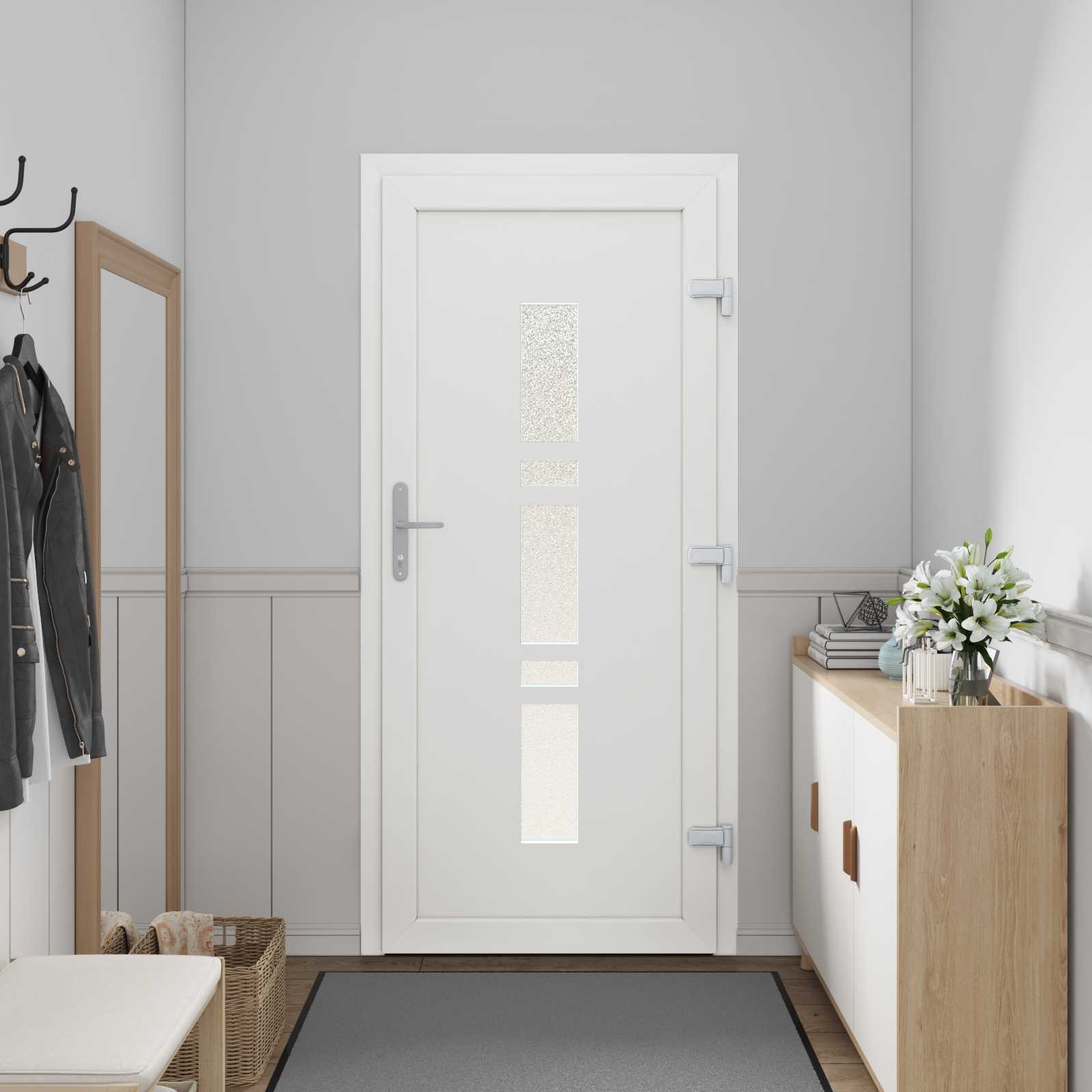 Porta Frontale Antracite 108 x 208 cm PVC | homemem39