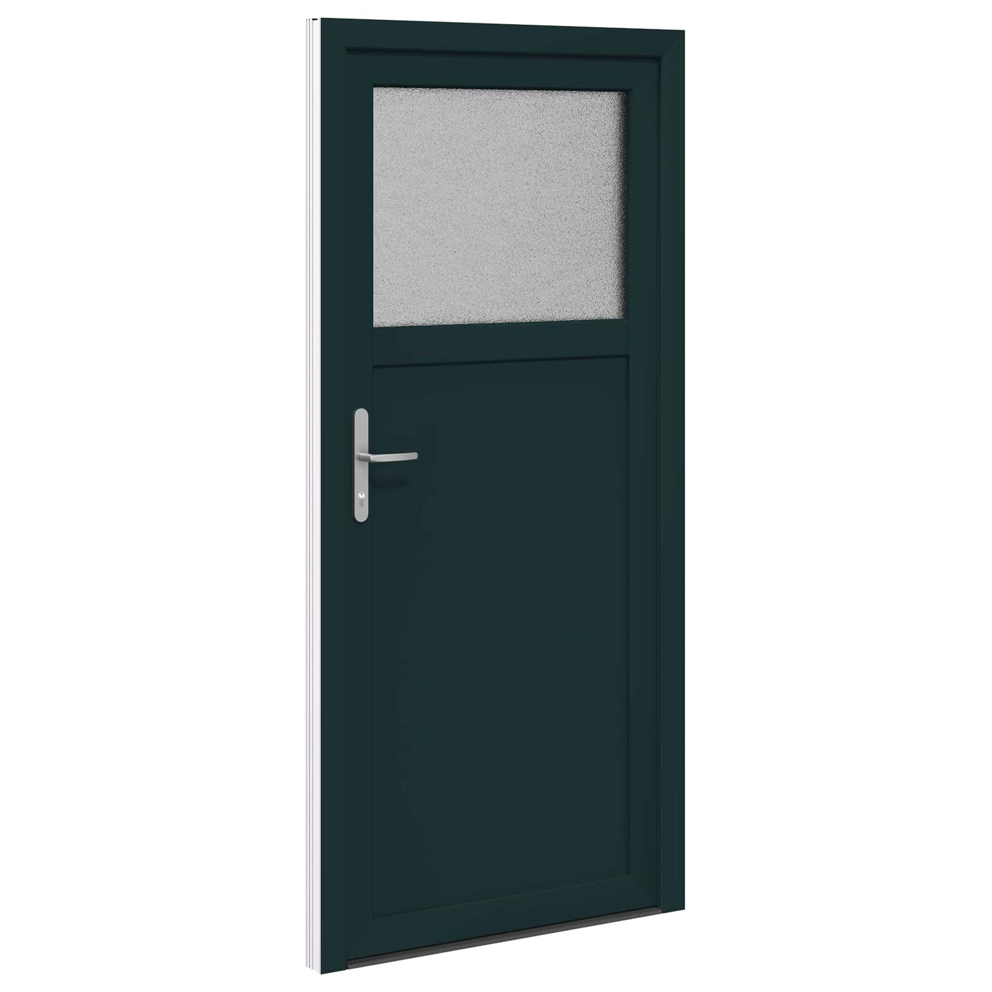 Porta d'ingresso laterale Antracite 88 x 198 cm PVC | homemem39