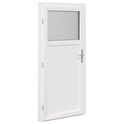 Porta d'ingresso laterale Antracite 88 x 198 cm PVC | homemem39