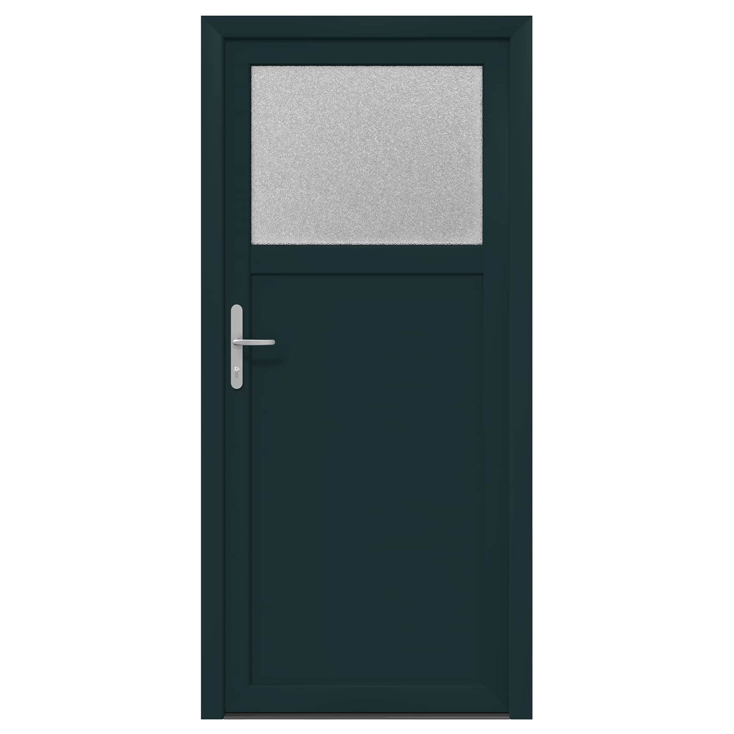 Porta d'ingresso laterale Antracite 88 x 198 cm PVC | homemem39