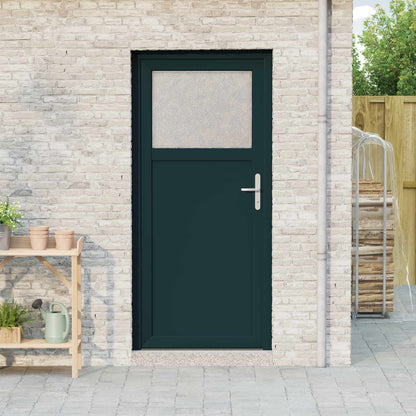 Porta d'ingresso laterale Antracite 98 x 198 cm PVC | homemem39