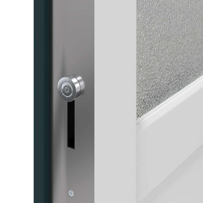 Porta d'ingresso laterale Antracite 88 x 198 cm PVC | homemem39